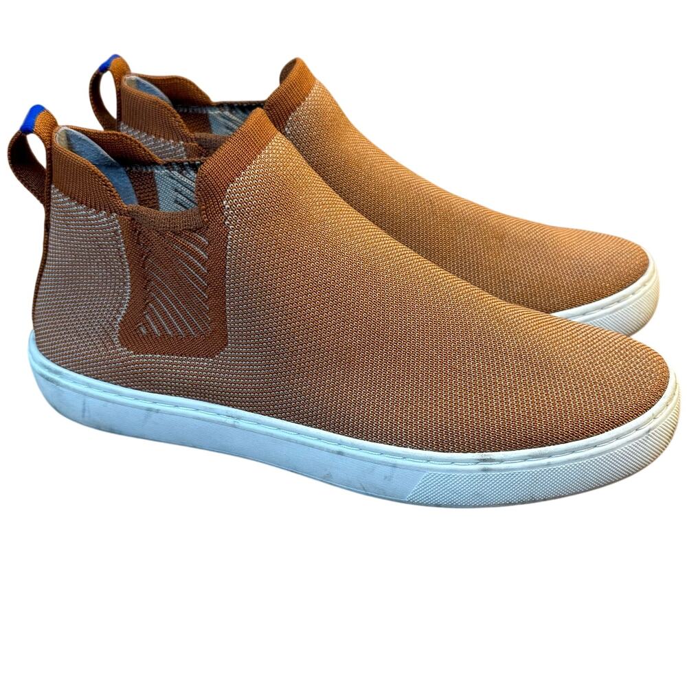 Rothy’s The Chelsea Pull On Ankle Bootie Shoe Fawn Caramel Women's 8.5 Retired